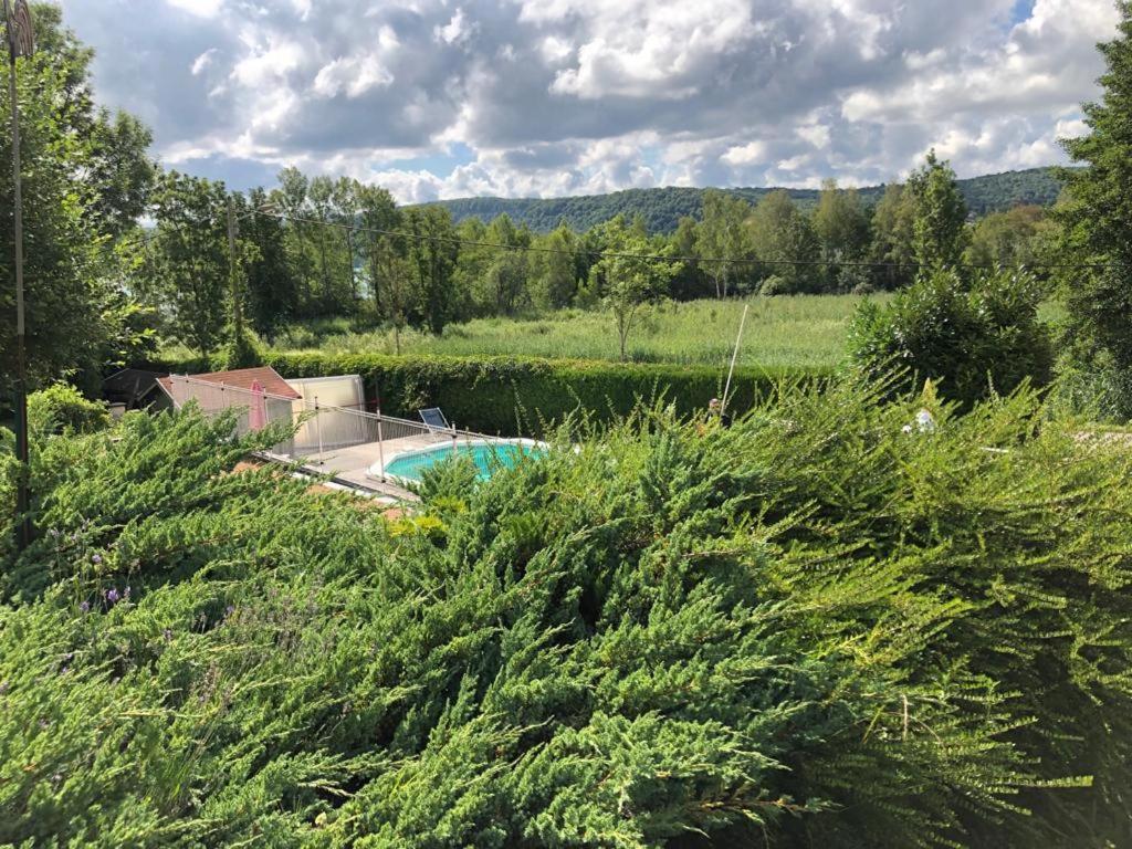 Maison/Gite Familial Dans Le Jura A 200M Du Lac Avec Piscine Privee Marigny  外观 照片